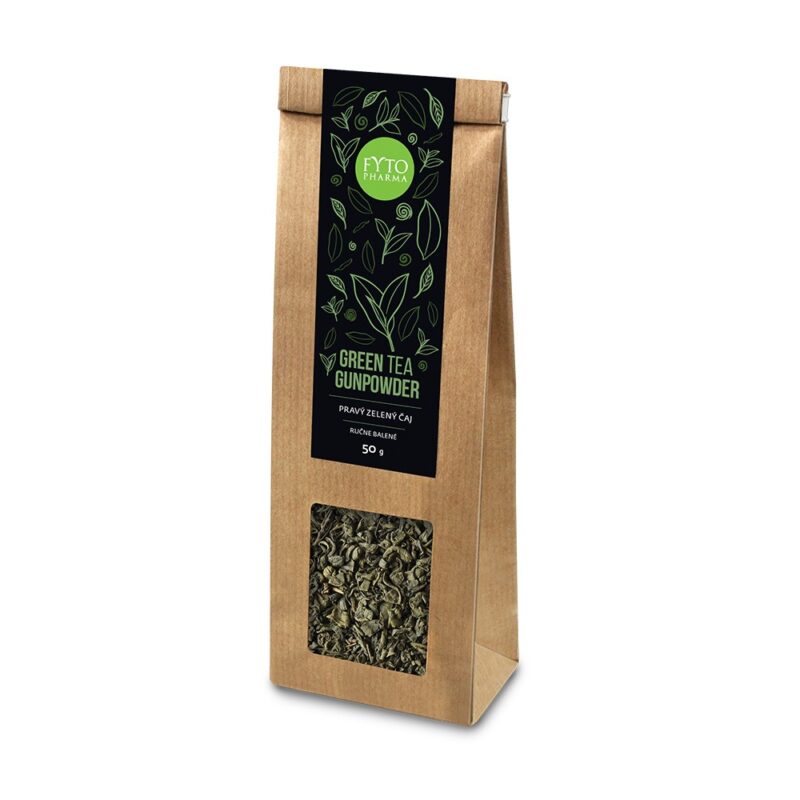 GREEN TEA GUNPOWDER  pravý zelený čaj 50g